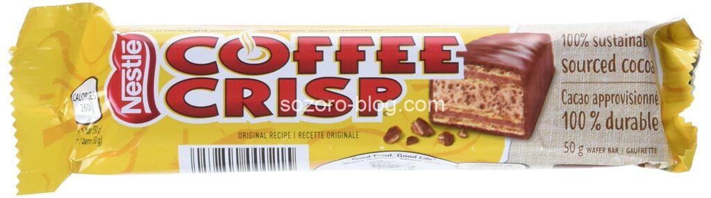 Coffee Crisp (コーヒークリスプ)というカナダのお菓子の紹介画像