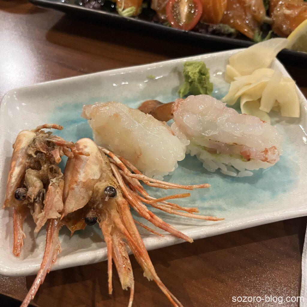 カナダのバンクーバーの飲食店大漁市場の寿司